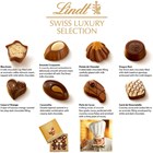 View Personalised Champagne - Gold Ornate Label And Lindt Swiss Chocolates Hamper number 1